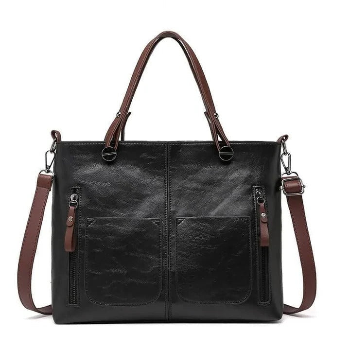 Elegante Lederhandtasche