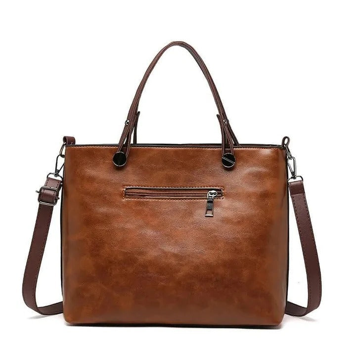 Elegante Lederhandtasche