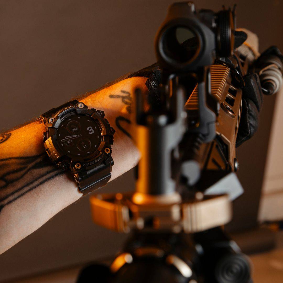 Ultra Robuste Smartwatch Fitness Tracker Herzfrequenz Blutdruck Schlaf iOS Android