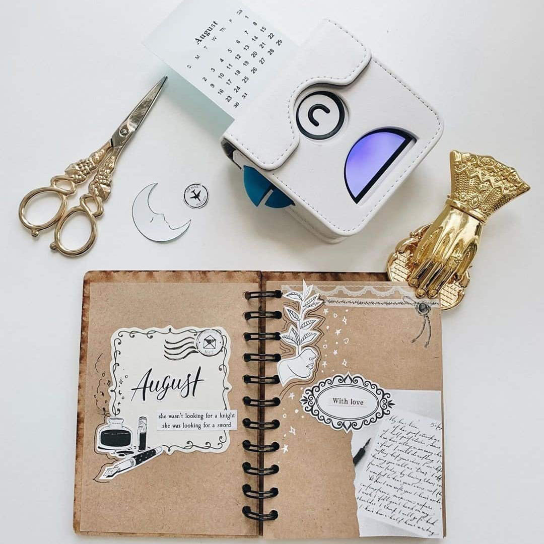 Taschen Drucker ohne Tinte mit Bluetooth für mobiles Fotodrucken vom Smartphone