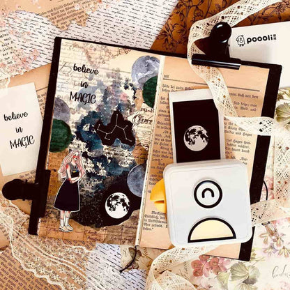 Taschen Drucker ohne Tinte mit Bluetooth für mobiles Fotodrucken vom Smartphone