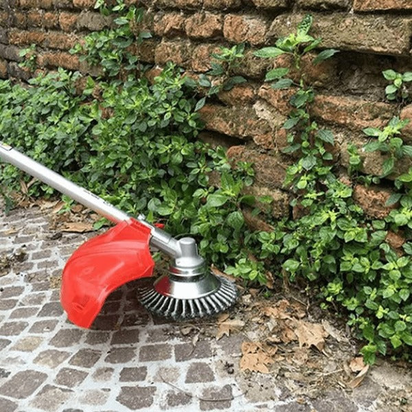 Unbreakable wire trimmer blade, round edge lawn edging and weed trimmer, stainless steel, 360° rotatable