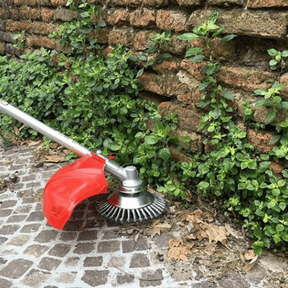 Unbreakable wire trimmer blade, round edge lawn edging and weed trimmer, stainless steel, 360° rotatable