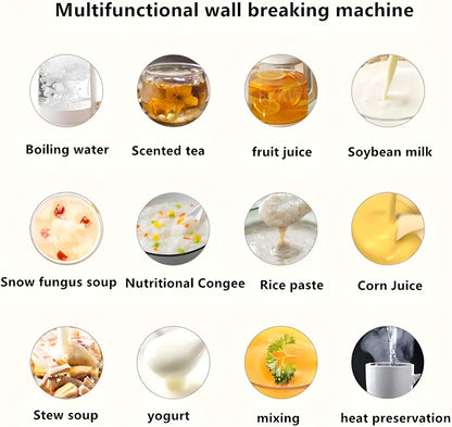 Nussmilchbereiter mit 12 Programmen, 1,5L Edelstahl, Touchscreen &amp; automatischer Reinigung