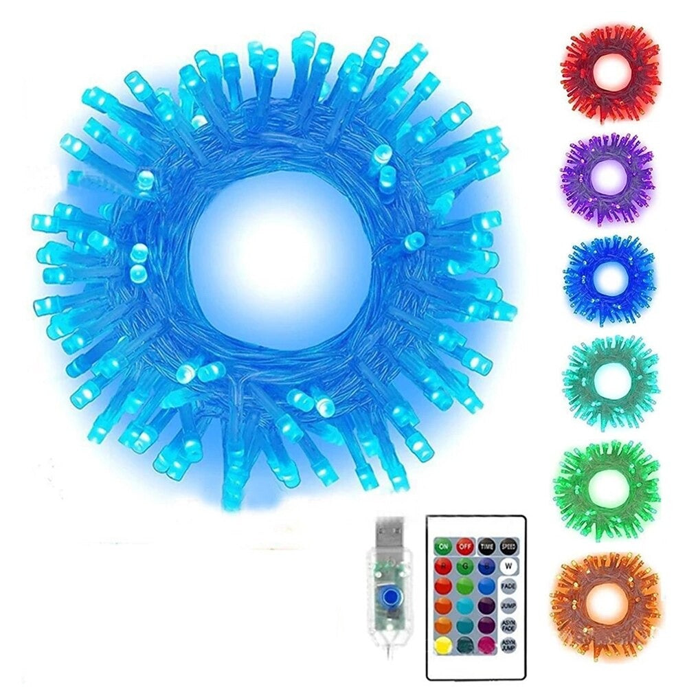 Weihnachts-LED-Lichterketten mit Farbwechsel