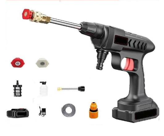 Sendra | Leistungsstarker kabelloser Hochdruck-Autowascher | Tragbare elektrische Wasserreinigerspray