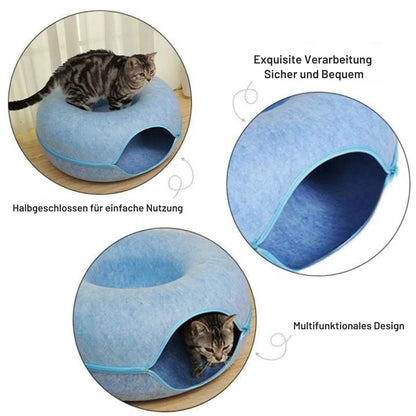 CosyPaw | 2-in-1 Donut Katzenbett