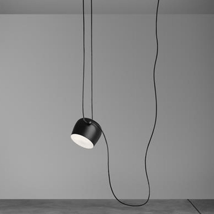 Moderne Industrielle Pendelleuchte in Schwarz und Weiß