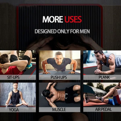 Fitnessmatte Männer Hohe Dichte Übungs Yoga Rutschfeste Matte Für Fitnessstudio Zuhause