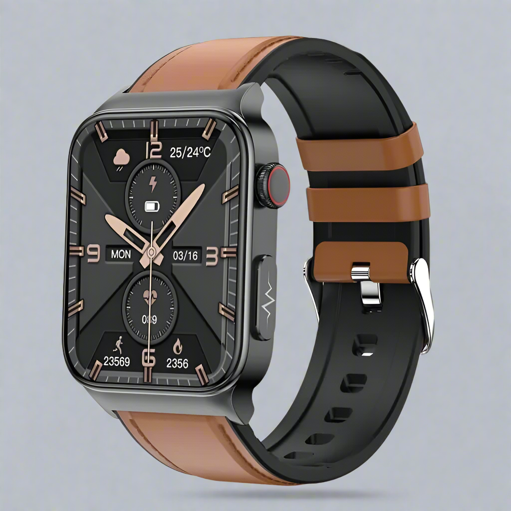 Vitalis™ | All-in-One Gesundheitsüberwachungs-Smartwatch mit EKG, Blutzucker-Tracker &amp; Fitnessfunktionen zur Wellness-Überwachung
