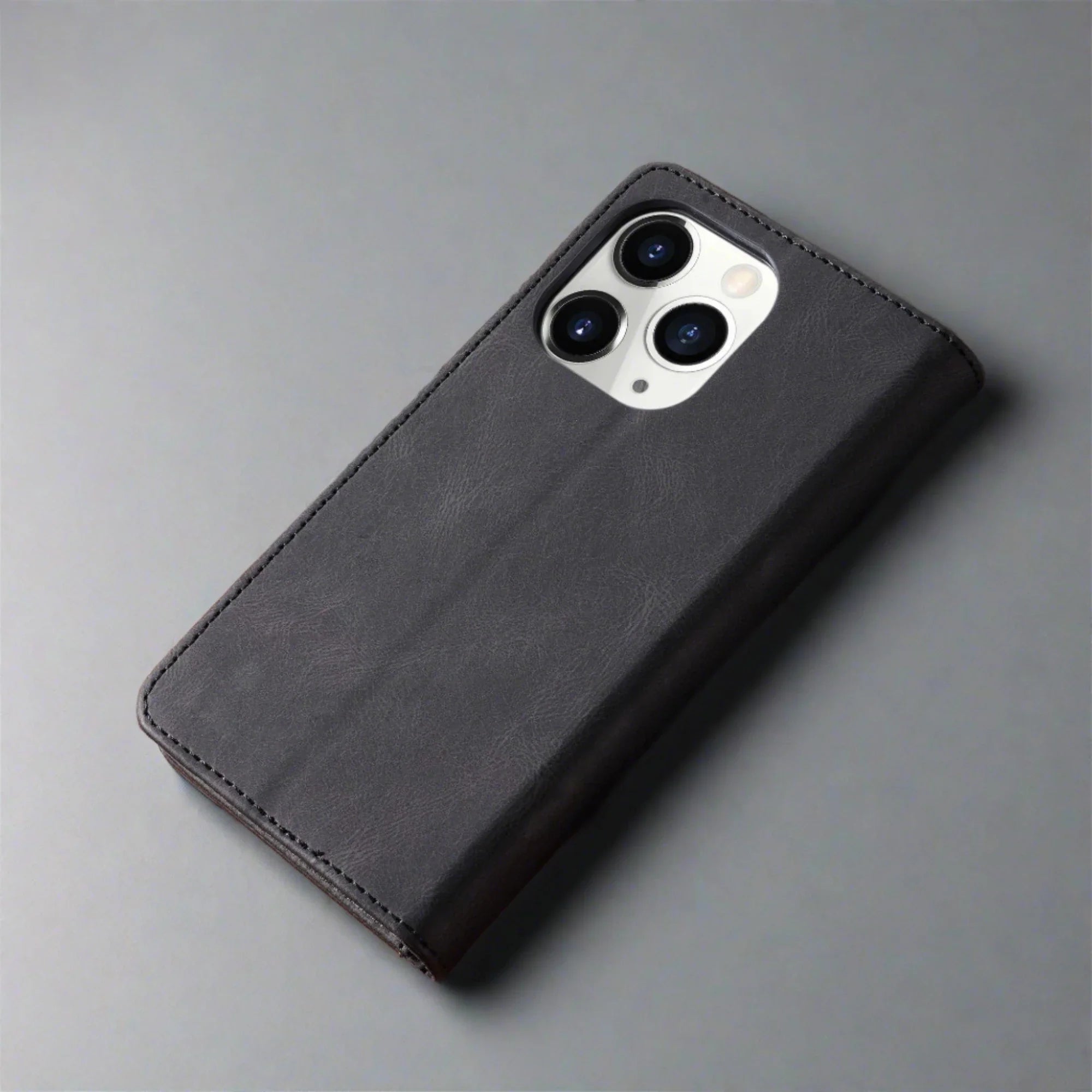 iPhone Wallet Case | Leder Flip Cover Kartenfächer