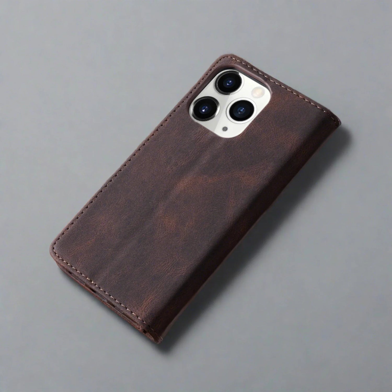 iPhone Wallet Case | Leder Flip Cover Kartenfächer