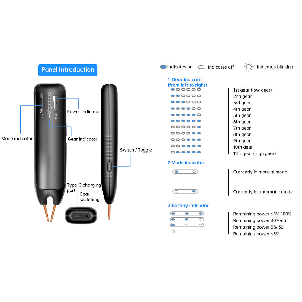 Tragbares Spot-Schweißgerät für 18650/26650/36650 Akkus, DIY, präzises Schweißen, Lithium-Polymer