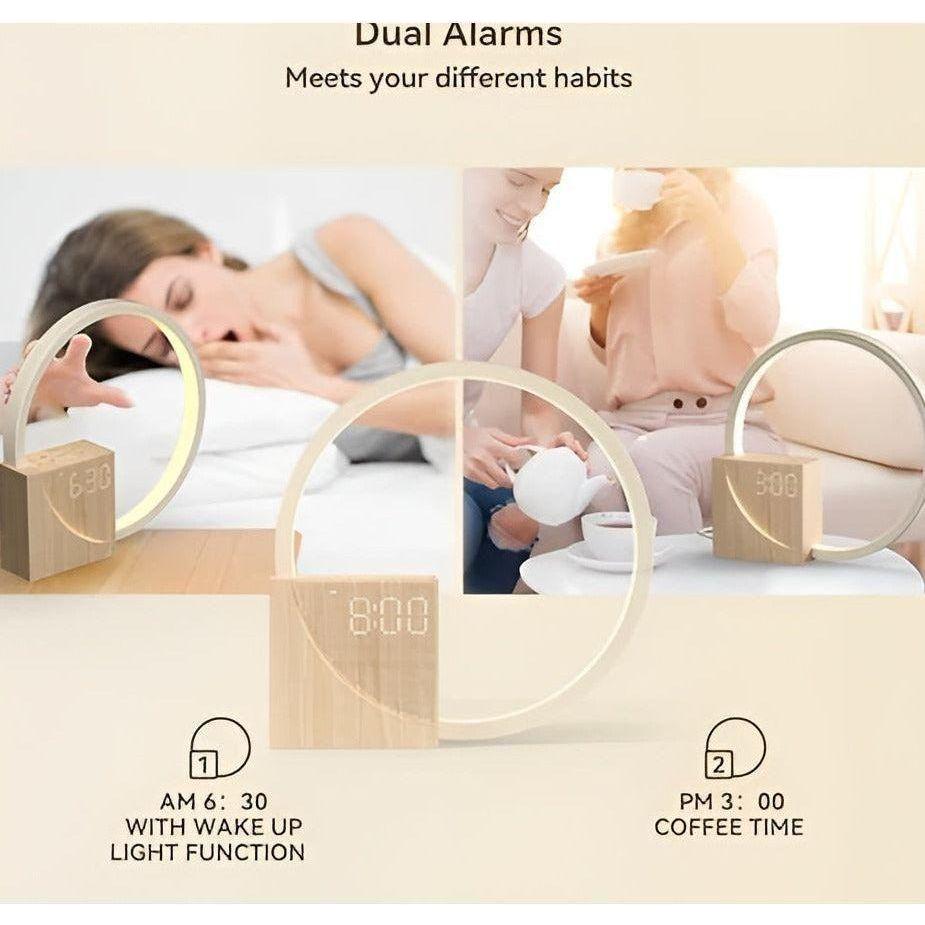 Smart Snooze – Sonnenaufgangs-Simulationswecker mit dimmbarem Touch-Lampe &amp; beruhigenden Klängen