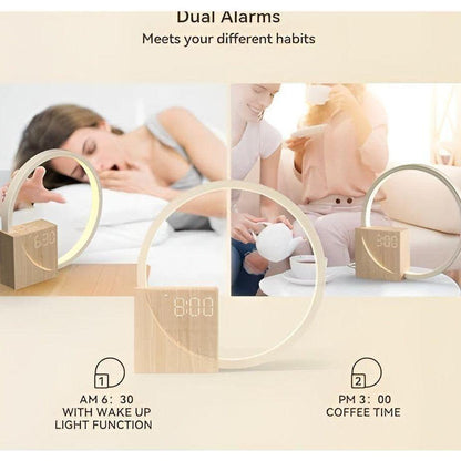 Smart Snooze – Sonnenaufgangs-Simulationswecker mit dimmbarem Touch-Lampe &amp; beruhigenden Klängen
