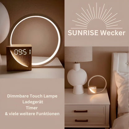 Smart Snooze – Sonnenaufgangs-Simulationswecker mit dimmbarem Touch-Lampe &amp; beruhigenden Klängen