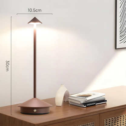 Kabellose LED Tischlampe -  Dimmbares Touchlicht | Modernes Design