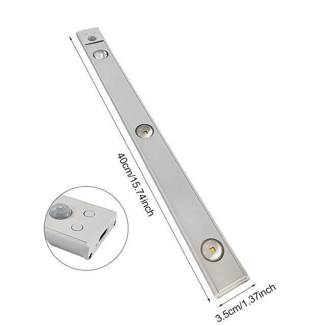Kabellose LED-Leuchte mit Bewegungssensor | Wiederaufladbar