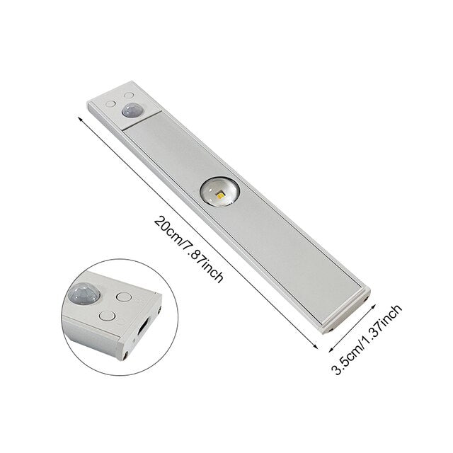 Kabellose LED-Leuchte mit Bewegungssensor | Wiederaufladbar