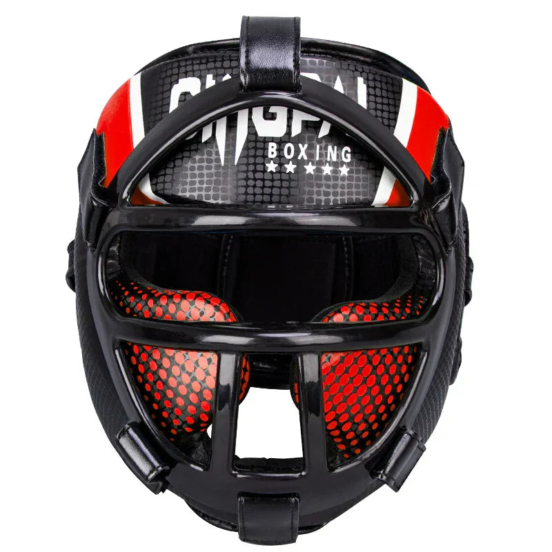 Kopfschutz mit Gesichtsschutzmaske – Maximaler Schutz