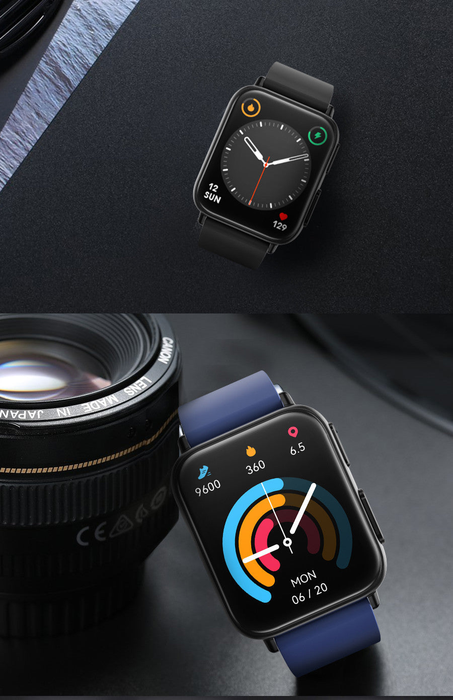 Gesundheitsüberwachungs-Smartwatch – Blutdruck- und ECG-Funktionen für tägliche Einblicke