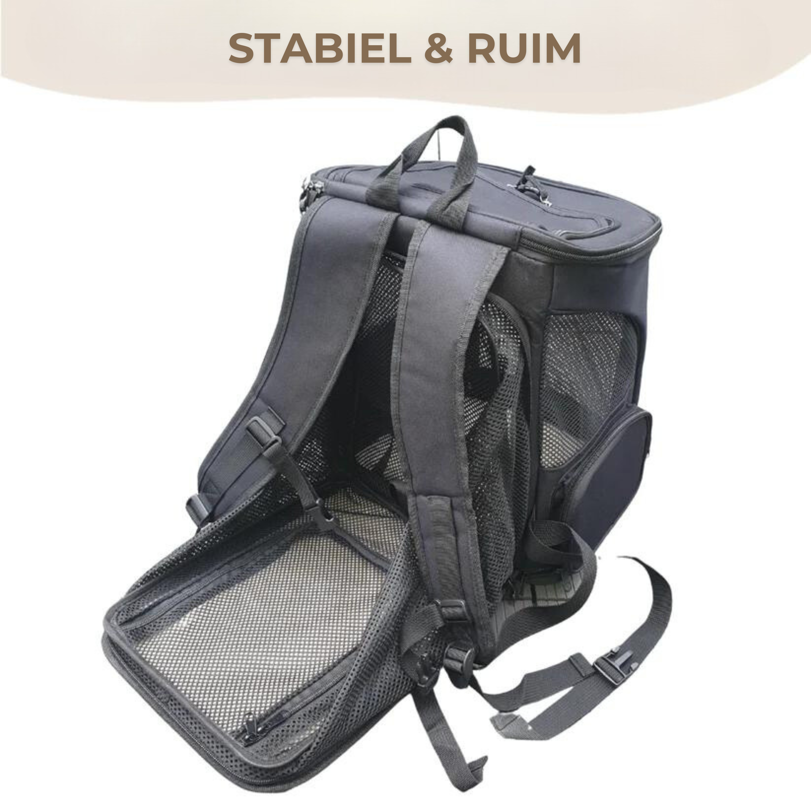 Katzenrucksack mit Belüftung - Komfortabel &amp; Stilvoll