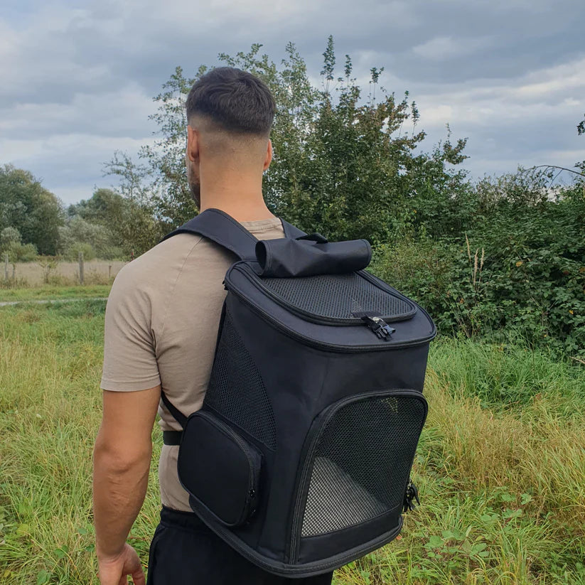 Katzenrucksack mit Belüftung - Komfortabel &amp; Stilvoll