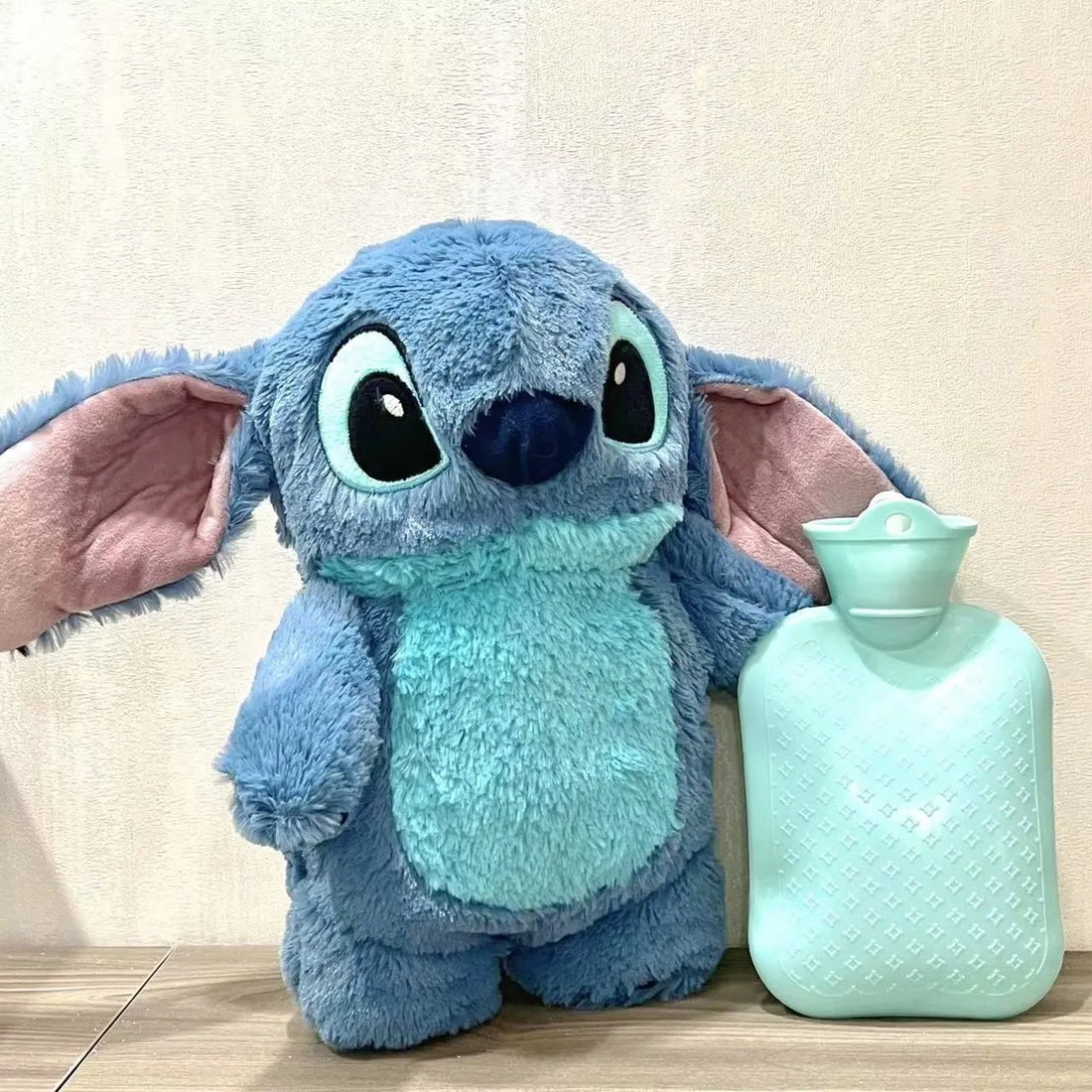 Kawaii Turo Lilo Stitch Kuscheldecke mit Wärmflasche