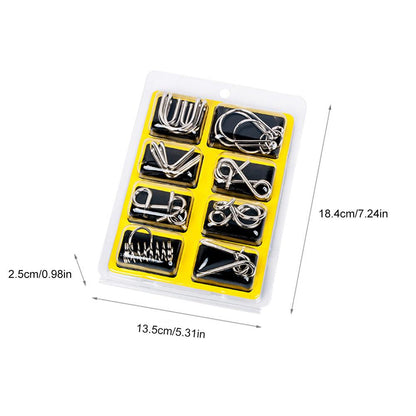 Knifflige Metallrätsel Spiel - Logik &amp; Geschicklichkeit