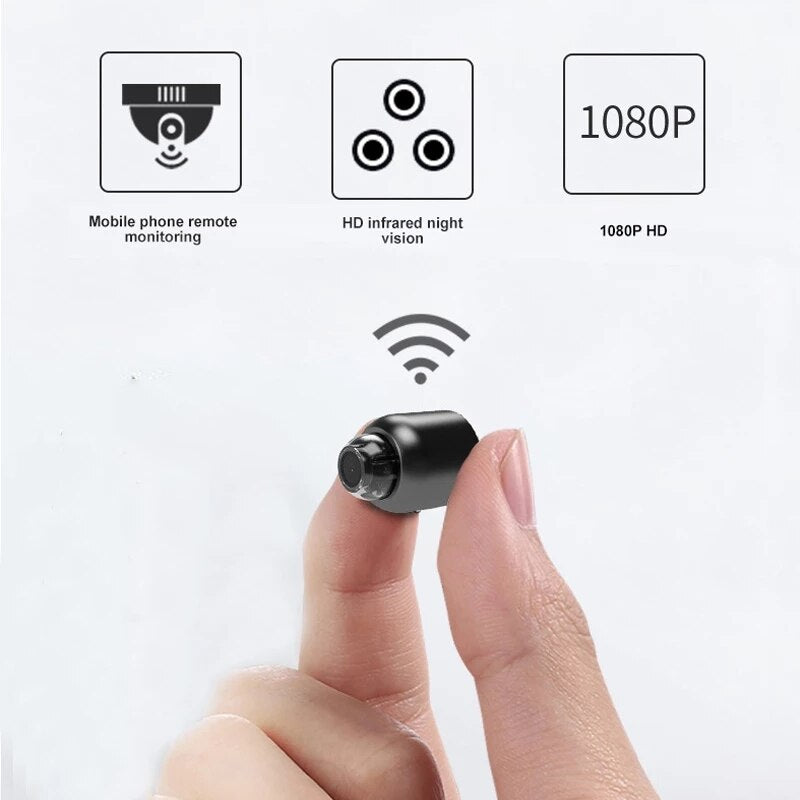 Ultra Mini WLAN Kamera - Kompakt &amp; Leistungsfähig | 1080p HD
