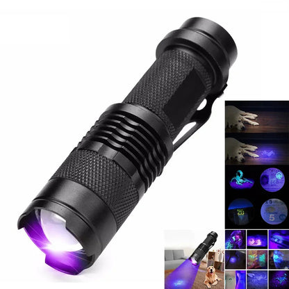 LED UV-Taschenlampe - Fleckenerkennung für Haustiere