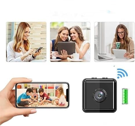 WiFi Mini-Sicherheitskamera 1080P - Wetterfest &amp; Mobil
