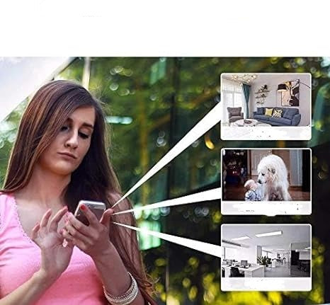 WiFi Mini-Sicherheitskamera 1080P - Wetterfest &amp; Mobil