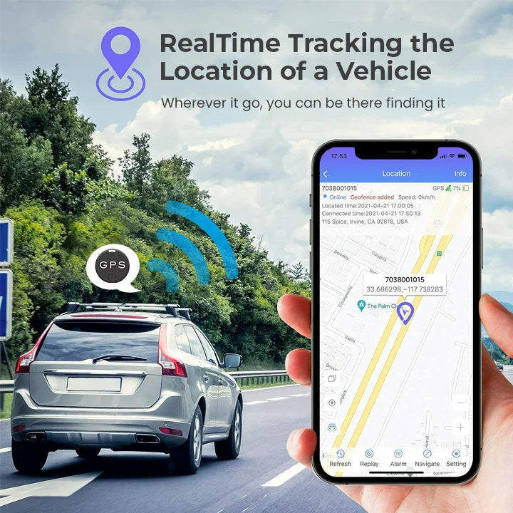 MicroMag GPS-Tracker mit Magnet - Kompaktes Design | Echtzeit