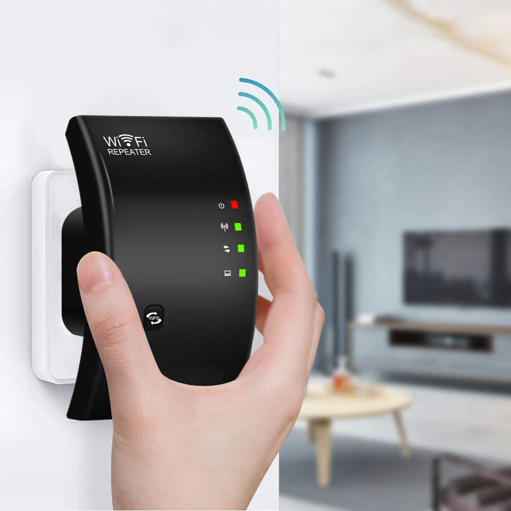 Kabelloser WiFi-Verstärker - Schnelle Abdeckung bis 300 Mbps