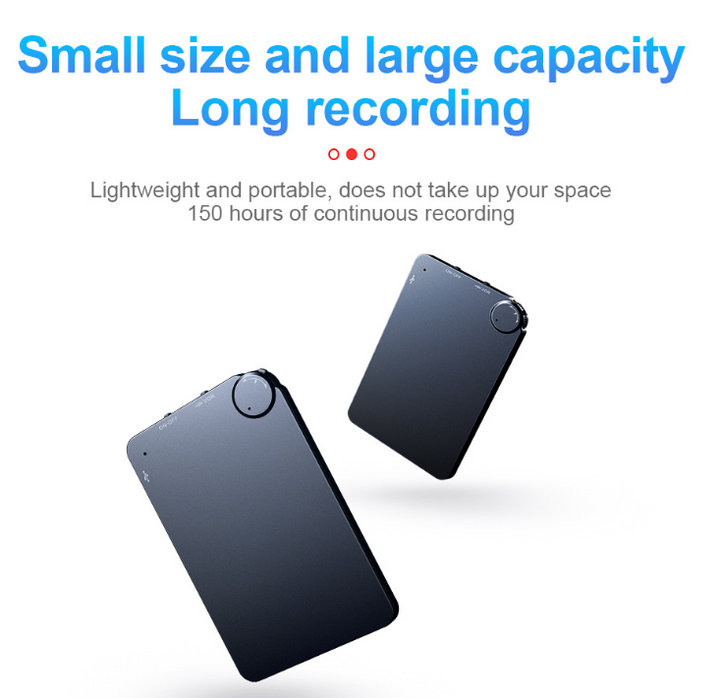 Mini Sprachgesteuertes Aufnahmegerät - Diskretion &amp; Klare Audio