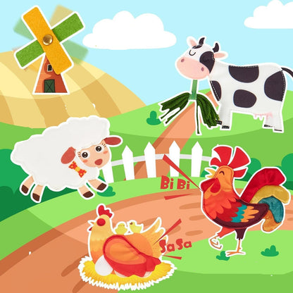 Farm Geschichten Buch - Interaktive Tierwelten