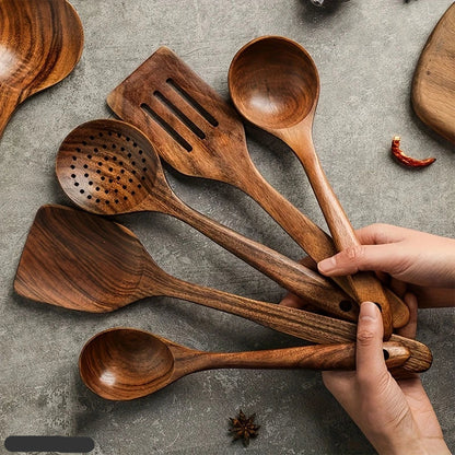 Natürliche Küchenhelfer aus Teak Holz - Nachhaltig &amp; Elegant