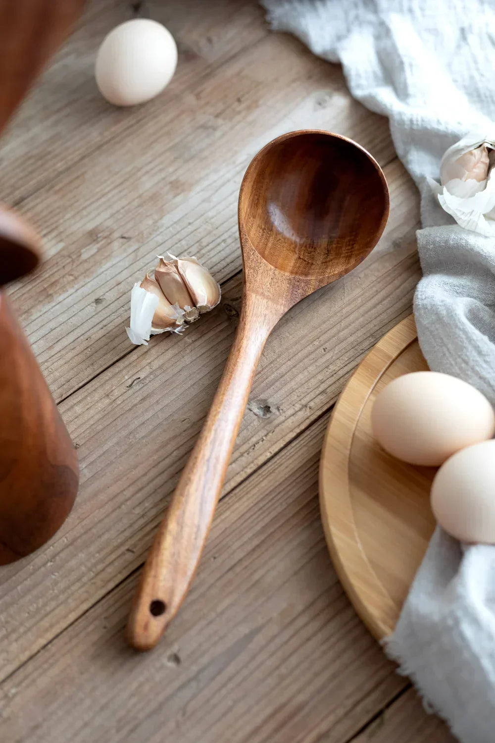 Natürliche Küchenhelfer aus Teak Holz - Nachhaltig &amp; Elegant