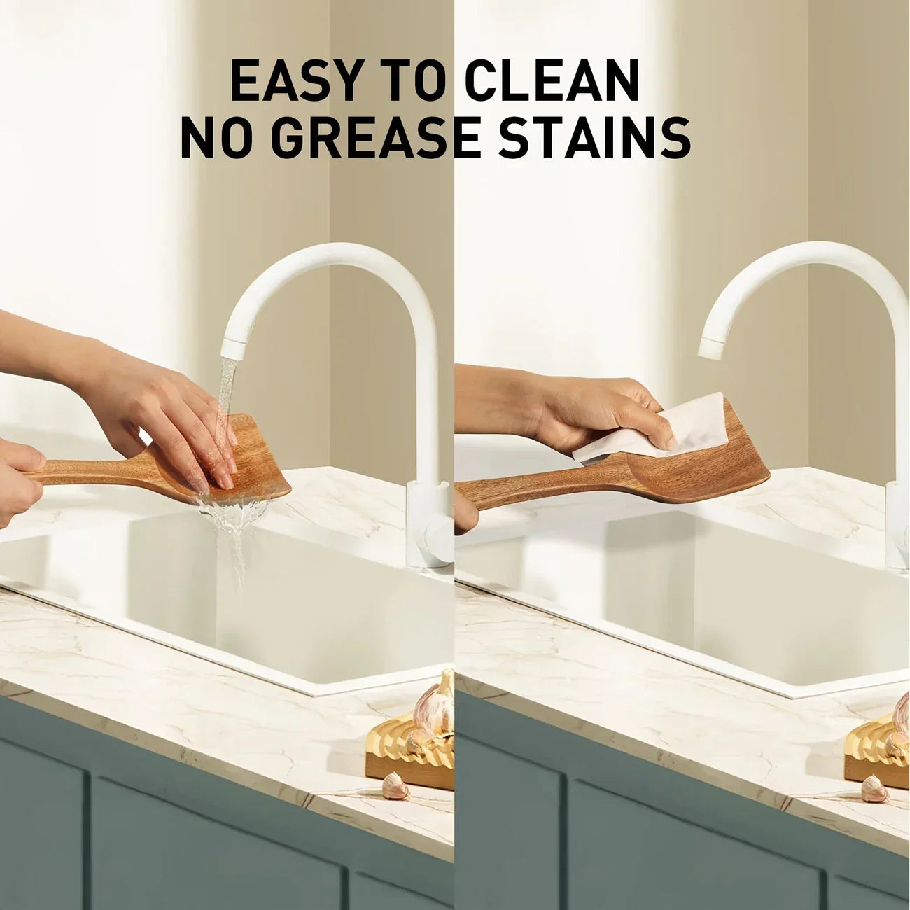 Natürliche Küchenhelfer aus Teak Holz - Nachhaltig &amp; Elegant