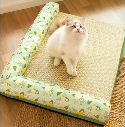 Kühlmatte für Katzen - Erhöhter Rand | Sommerhitze Schutz