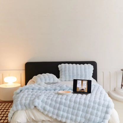 Kuschelplüschdecke - Wärmende Wohndecke - Weich &amp; Gemütlich