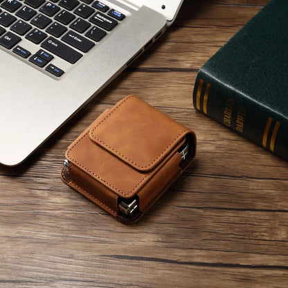 Leder Samsung Z Flip Gürtel Handy Holster Tasche