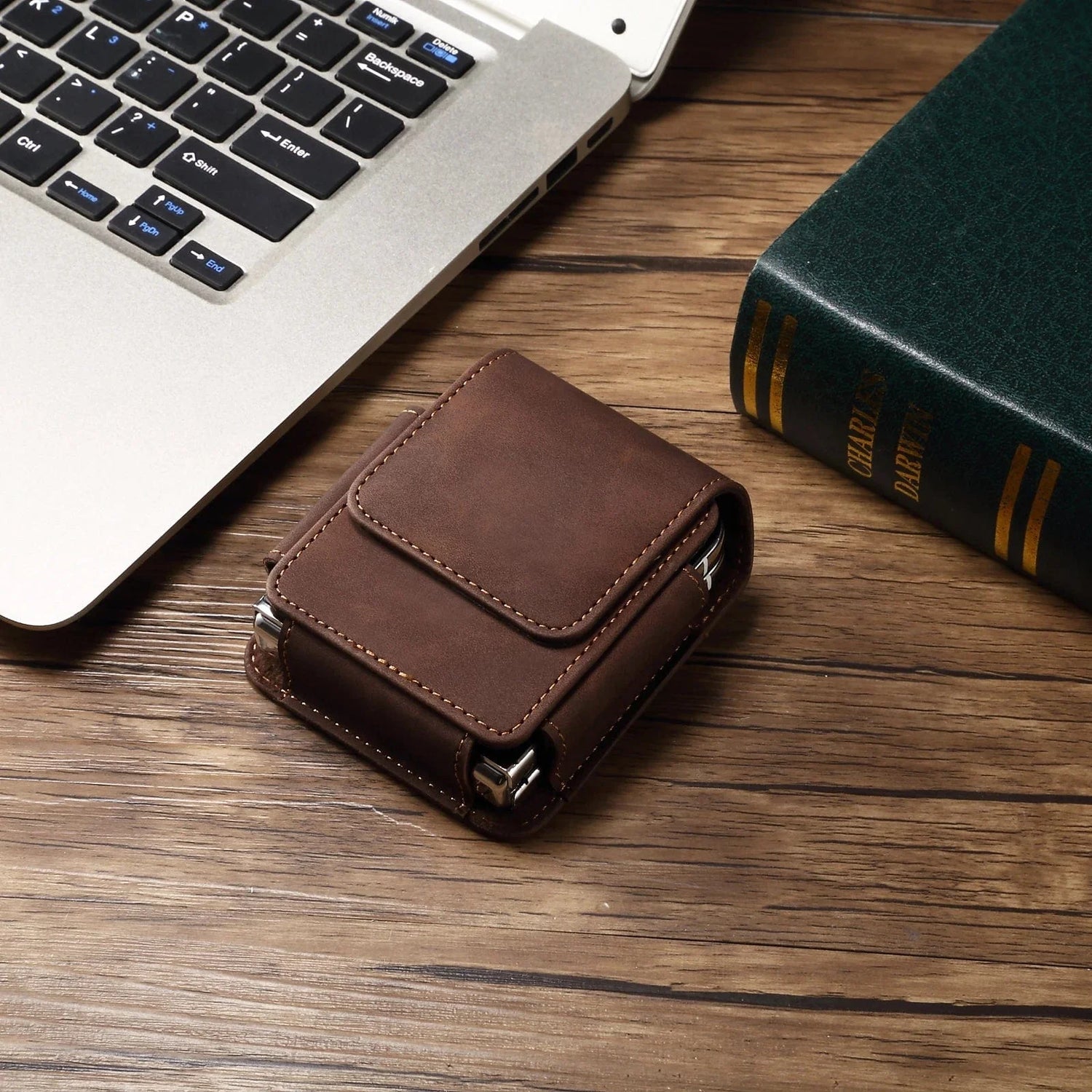 Leder Samsung Z Flip Gürtel Handy Holster Tasche