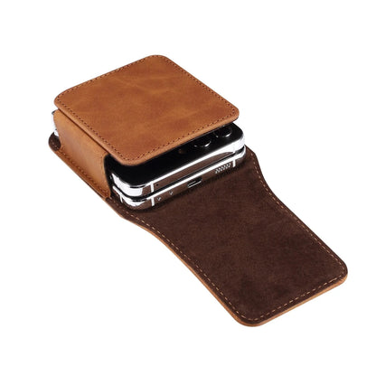Leder Samsung Z Flip Gürtel Handy Holster Tasche