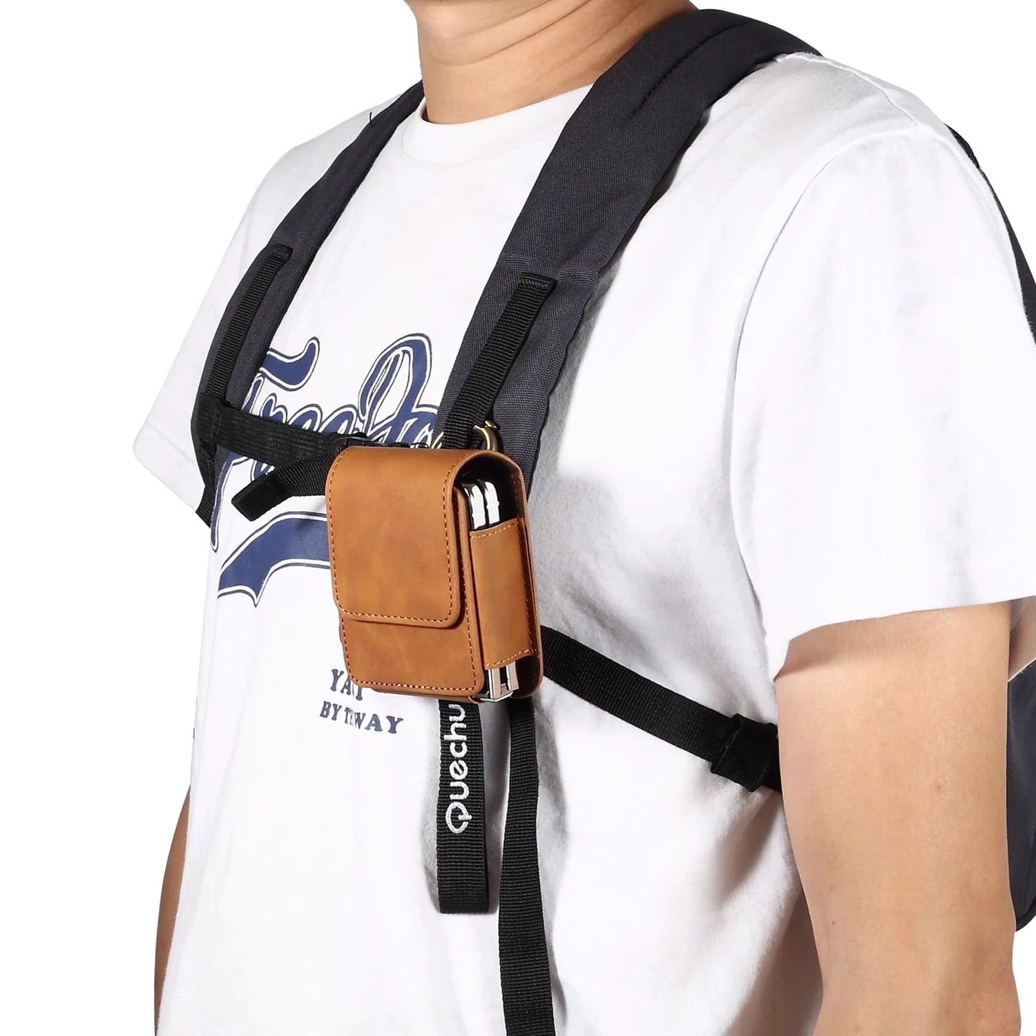 Leder Samsung Z Flip Gürtel Handy Holster Tasche