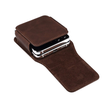 Leder Samsung Z Flip Gürtel Handy Holster Tasche