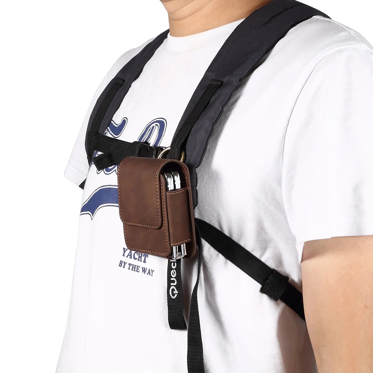 Leder Samsung Z Flip Gürtel Handy Holster Tasche