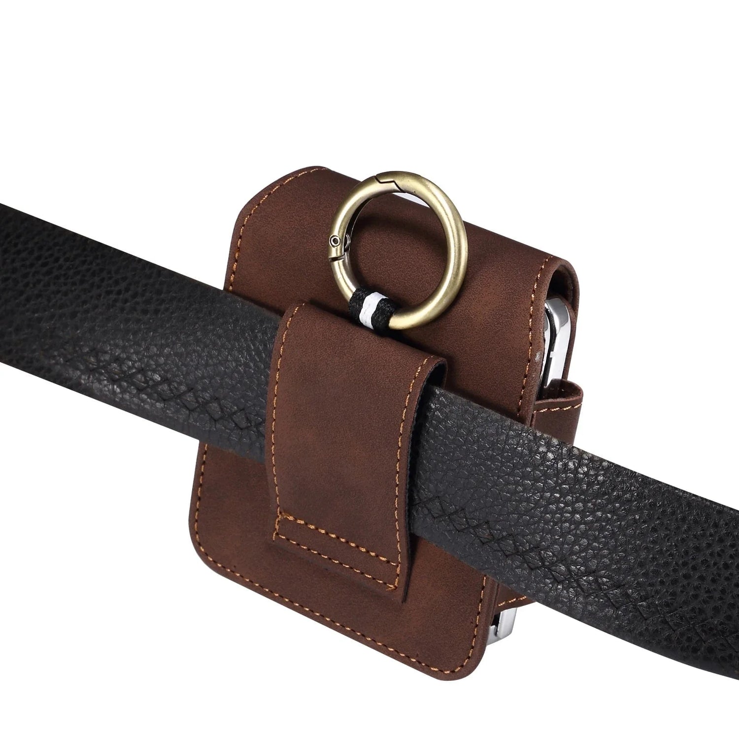 Leder Samsung Z Flip Gürtel Handy Holster Tasche