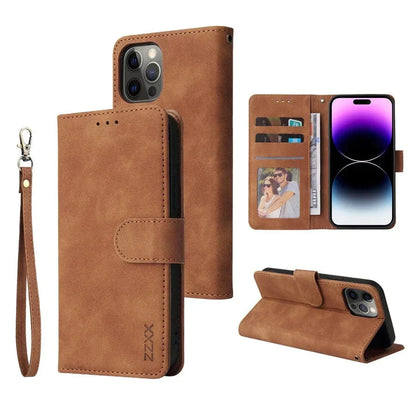 Leder iPhone Wallet Flip Cover Magnetische Hülle
